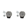 thumbnail image 1 of Ounissouiy Reloj de pared para baño, desmontable, impermeable, montado en la pared, a prueba de humedad, alimentado por batería, relojes para el Type2 NO2, 1 of 6