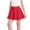 Red, variant on XUNKUSGA Tennis Skirt with Pockets 5-15Y Fashion Crossover High Waisted Pleated Summer Skirt Casual Solid Color Athletic Workout Skirt for Sports, Dance, Beach,Pink