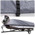 thumbnail image 2 of 210D PU Boat Cover 17" 20" 21" 24" Waterproof Trailerable for Square Pontoon Boats Grey Fit for Length:21-24ft,Beam Width: 102", 2 of 7