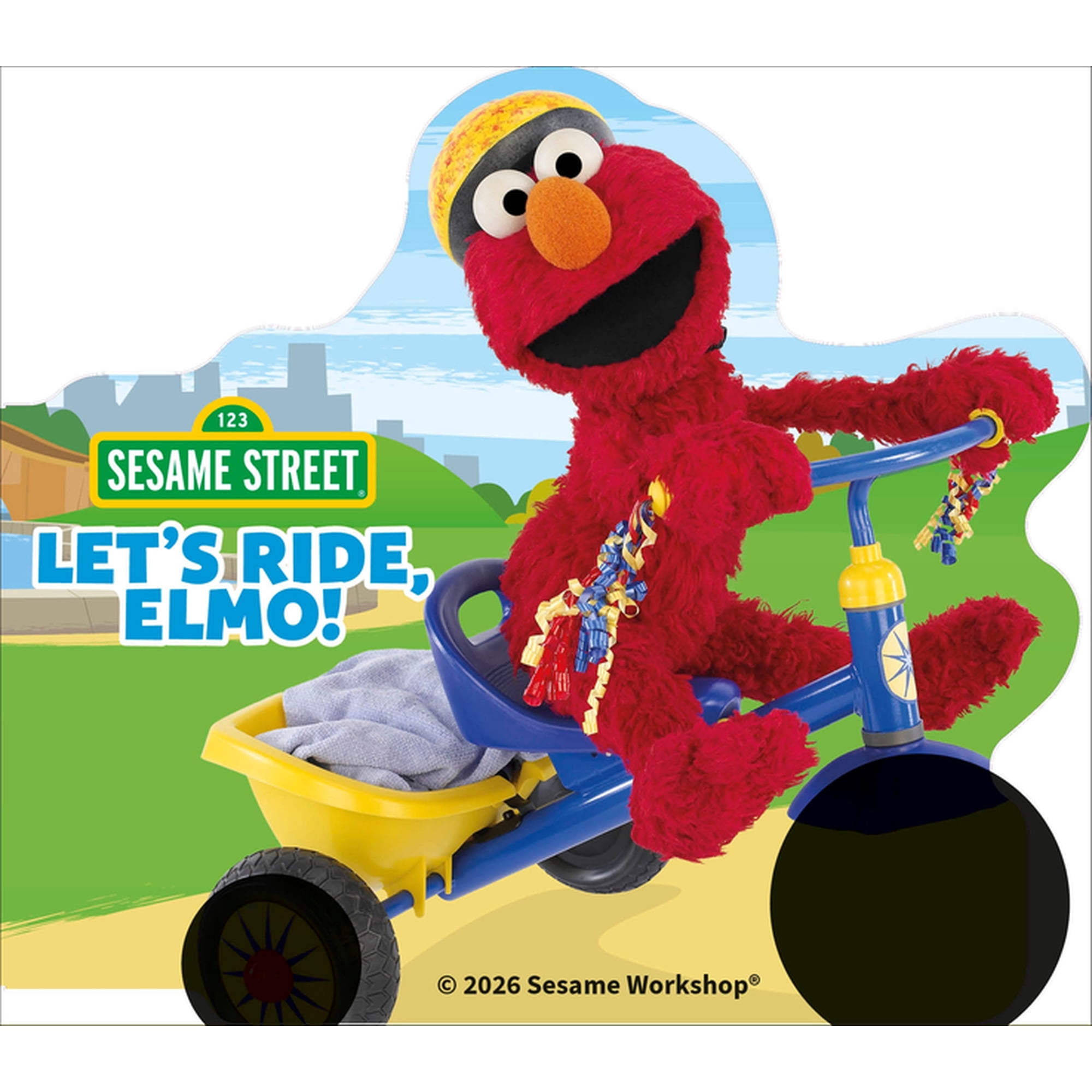 Wheelie Books Sesame Street Let's Ride, Elmo!, (Board Book)