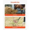 thumbnail image 5 of KFFKFF 5-Tine Garden Fork with Fiberglass Handle, 57-Inch Heavy-Duty Digging Tool, Y-Grip Spading Fork for Composting, Hay, Potato Harvesting, and Soil Aeration, 5 of 9