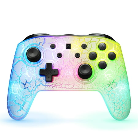 Switch Controller,FIEHDUW Wireless Switch Pro Controller for Nintendo Switch/Lite/OLED /PC/IOS/Android,White