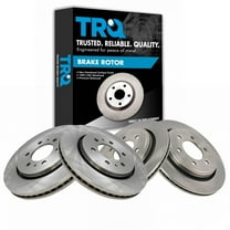 TRQ Front and Rear Brake Rotors Set Fits Select 2015-2017 Ford F-150
