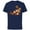 Navy, variant on Chip 'n Dale Chipmunks Acorn Run - Short Sleeve Cotton T-Shirt for Adults - Customized-Black