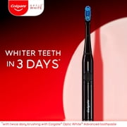 Colgate Optic White Pro Series Sonic Adult Battery Powered Electric Toothbrush, Black