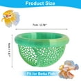 thumbnail image 4 of Unique Bargains Betta Hideout Cave Aquarium Floating Betta Hideout Multi-Functional Betta Fish Hammock Green, 4 of 6