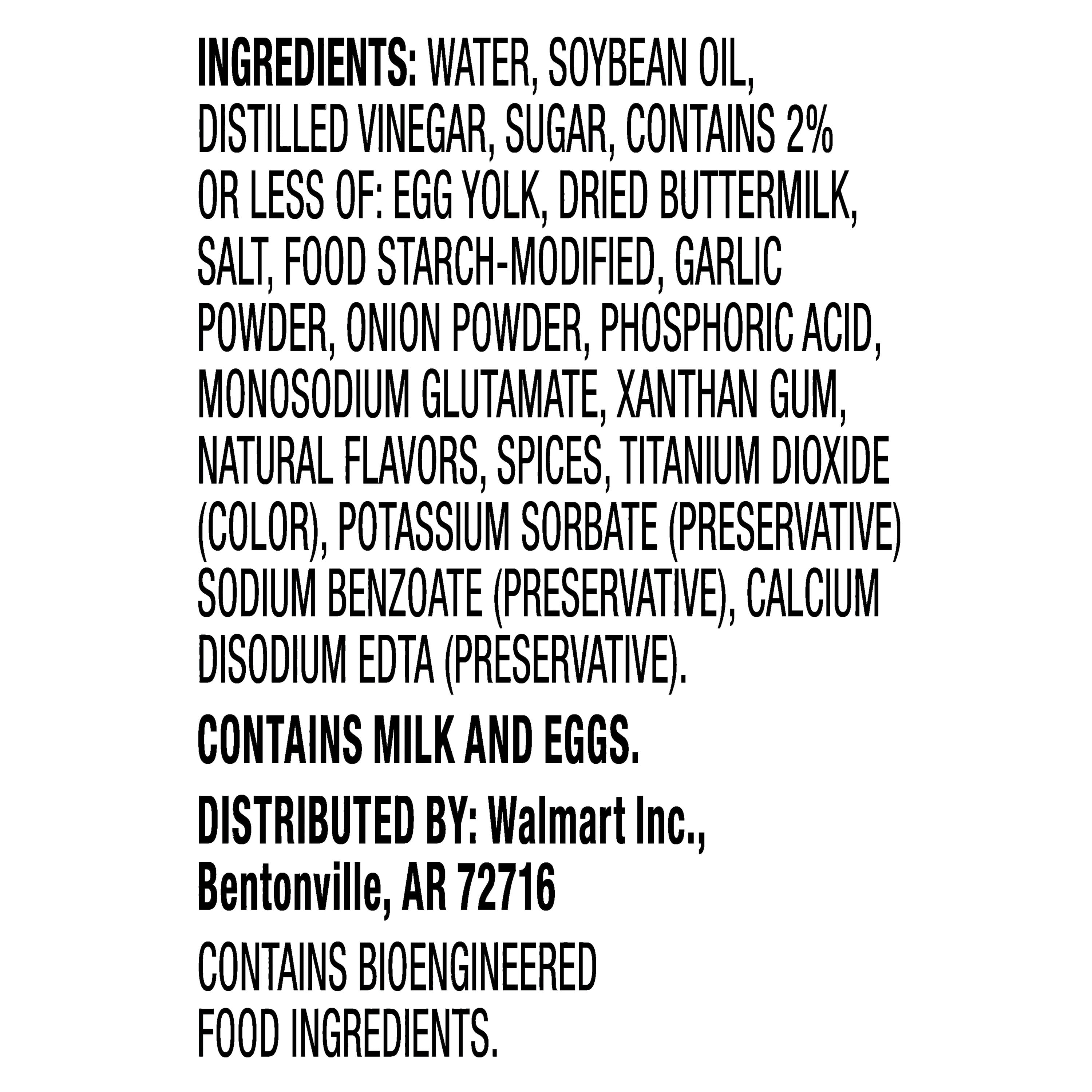 Great Value Buttermilk Ranch Dressing, 36 fl oz