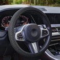 thumbnail image 1 of Funda elástica para volante de coche, accesorios para el interior del coche, color negro, 1 of 5