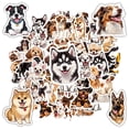 thumbnail image 4 of 35pcs Playful Puppy Stickers Animal Cartoon Pack for Luggage Suitcase Notebook, 4 of 9