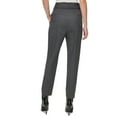 thumbnail image 2 of DKNY Womens Belted Casual Trouser Pants, Grey, Petite, 4P, 2 of 3