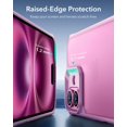 thumbnail image 4 of Funda de teléfono ESR Air Armor Series para iPhone 16, rosa transparente, 4 of 8