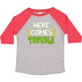 thumbnail image 3 of Inktastic Here Comes Trouble Boys or Girls Toddler T-Shirt, 3 of 5