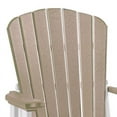 thumbnail image 3 of OS Home and Office Furniture 27" Resin Fan Back Glider in Weatherwood/White, 3 of 5