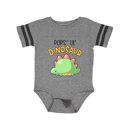 

Inktastic Pops Lil Dinosaur with Cute Stegosaurus Gift Baby Boy or Baby Girl Bodysuit