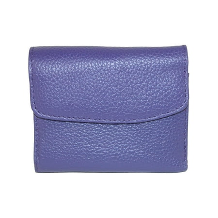 Ladies Leather Tri Fold Wallet - Women's Leather Mini Tri-Fold Wallet