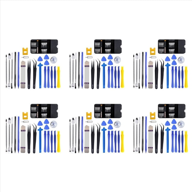 6X Kit de Herramientas de Reparación de Teléfono Celular con Pantalla LCD de Apertura para Teléfono, Computadora Portátil, Reloj, Gafas, Kit de Herramientas de Reparación