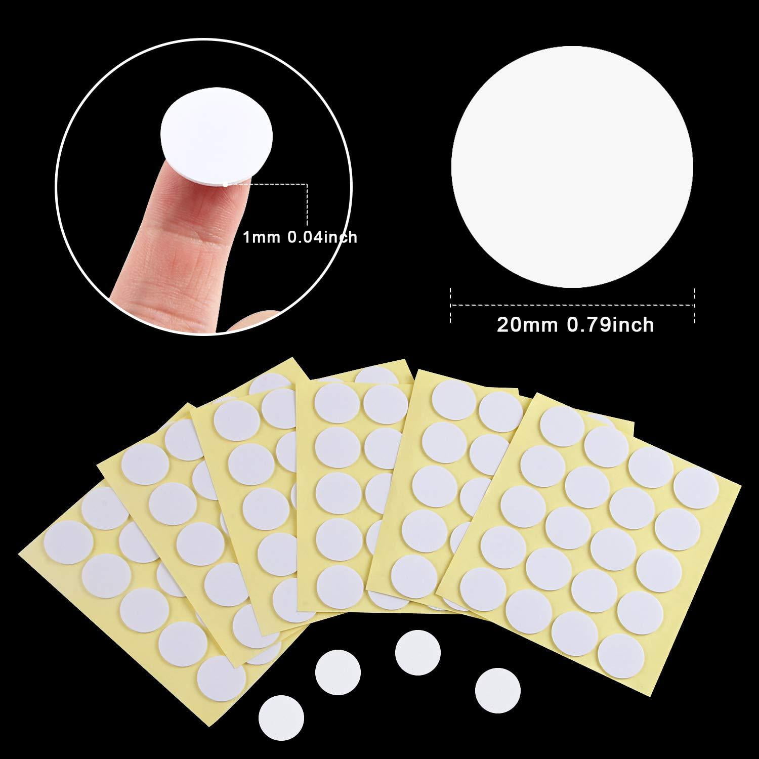 Hot Wax Wick Stickers for Candle Making Heat Resistance Double Sided Stickers 240PCS Candle Wick Stickers