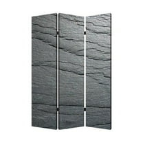 Home Decorative Black Slate Screen Room Divider - 3 Panel