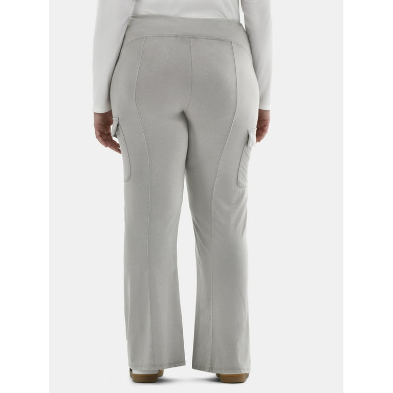 パンツ C/N WASHER CURVED FLARE WIDE CARGO No Boundaries Mineral Wash Flare Cargo Pants, Women's and