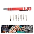 thumbnail image 1 of Tournevis de Poche 8 en 1 Mini Stylo à Main Type Tournevis Polyvalent pour Vis Fines, 1 of 8