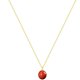 thumbnail image 1 of Collar con colgante de ágata roja encantador y sencillo para mujeres y niñas, 1 of 6