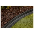 thumbnail image 4 of Flexible Rubber L Shape Landscape Brick Face Edging Border for Gardens, Lawns, and Landscaping - 6 Pack (Black), 4 of 9