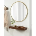 thumbnail image 4 of Kate and Laurel Caskill Round Framed Wall Mirror, 24" Diameter, Gold, 4 of 15