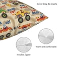 thumbnail image 3 of Wukai Animal Truck Premium Polyester Fleece Pillow Covers with Hidden Zipper Closure,Luxuriously Soft and Durable-22"x22", 3 of 7