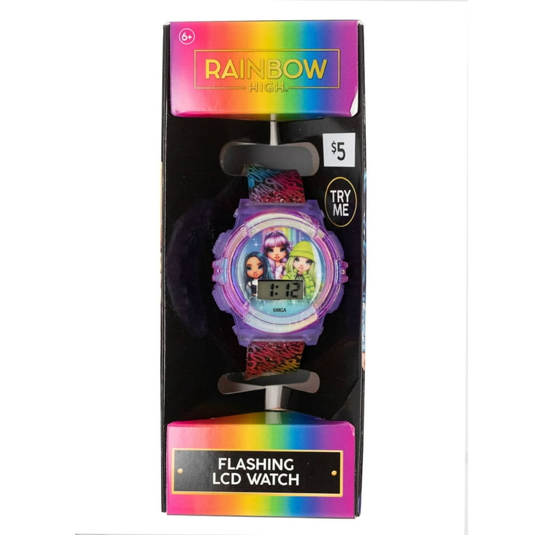 MGA Entertainment Rainbow High Female Child LCD Watch in MGA Entertainment Rainbow High Female Child LCD Watch in
