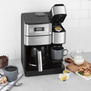 Cuisinart Coffee Center Grind and Brew Plus, Built-in Coffee Grinder, Coffeemaker and Single-Serve Brewer with 6oz, 8oz and 10oz Serving Size, Black/Silver, SS-GB1NAS
