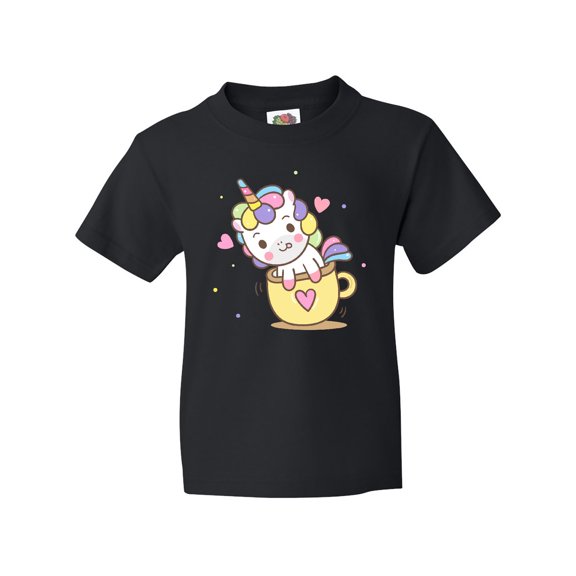 Inktastic Teacup Unicorn Youth T-Shirt