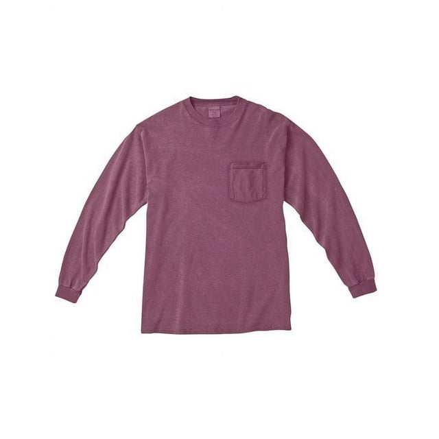 Comfort Colors T-Shirt à Manches Longues pour Adulte avec Poche