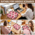 thumbnail image 7 of Haosy Accordion File Organizer Zipper Binder 500 Sheet 6-Tab Expanding File Folder Multi-Pocket 1.2 Inch 3 Ring Lovely Strawberry, 7 of 7