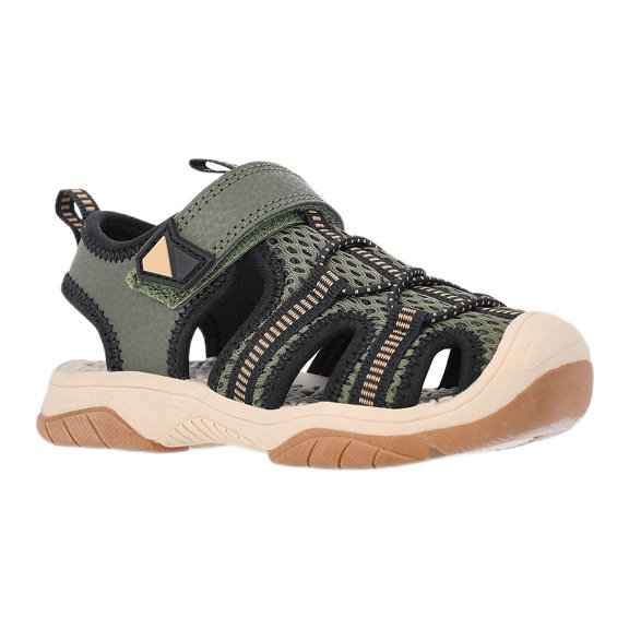 Wonder Nation Toddler, Little, and Big Boys Closed Toe Trail Sandals
