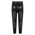 thumbnail image 3 of YONGHS Toddler Girls Faux Leather Pants Leggings Tights Winter Warm Thick Fleece Trousers Colorful Stripe 12-24 Months, 3 of 6