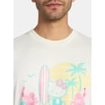 thumbnail image 4 of Hello Kitty x Hawaii Men's and Big Men's Graphic Tee, Sizes XS-3XL, 4 of 5