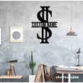 thumbnail image 2 of Craftnamesign Custom Dollar Money Symbol Metal Wall Art Led Light, Custom Accountant Name Sign, 2 of 5