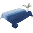 thumbnail image 2 of Navy Blue Ombre Table Cloth Waterproof Tablecloths, Modern Abstract Art Ocean Oil Painting Tablecloth Dining Table Cover for Kitchen Party Tabletop Outdoor, Rectangle Tablecloth 60x84 Inch, 2 of 9
