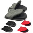 thumbnail image 4 of Oven Mitts, Heat Resistant Silicone Kitchen Mini Oven Mitts,Baking Grilling Barbecue Microwave Machine Washable, 4 of 5