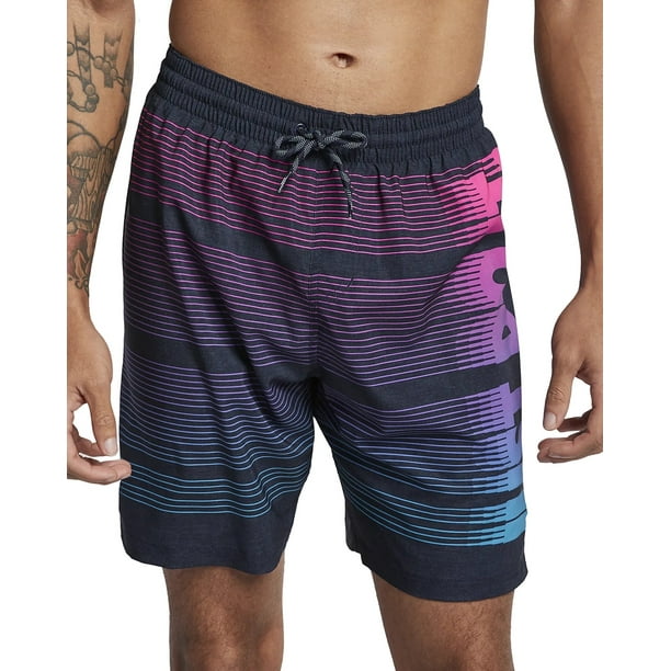 Nike Mens Swimwear Pink Large 7" Vital Volley Swim Trunks L Walmart