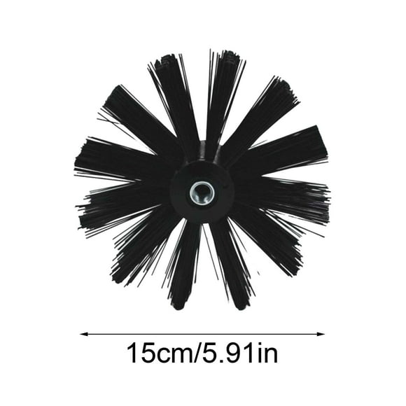 Vrorvz Brosse de Nettoyage de Cheminée en Nylon de Haute Qualité Filetage M8 pour Évent de Sécheuse Outil Polyvalent pour Conduits de Cheminée et de Sécheuse Assure une Performance de Nettoyage Efficace et Facile
