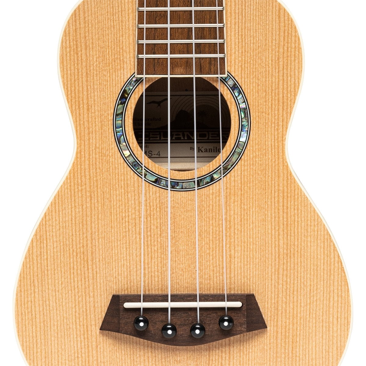 Islander Traditional Soprano Ukulele with Spruce Top - SMS-4