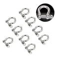 thumbnail image 4 of 10Pcs Mini Size Stainless Steel Bow Shackles For Shade Sail Installations, 4 of 8