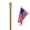 Brown, variant on Anley 56" Pine Wooden House Flag Pole - for Sleeve House Flags 28" x 40"