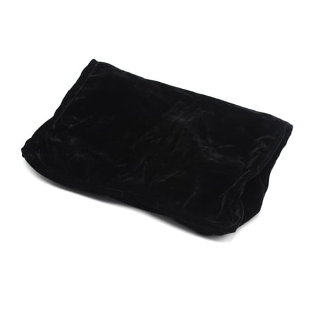 Housse De Tabouret De Piano Anti-poussière Plush - Protection Noire Élégante
