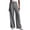 hwj# Grey448, variant on Huowey Capri Pants For Women Wide Leg Casual Pants Summer Loose High Waist Cropped Trousers Baggy Boho Flowy Comfortable Breathable Relaxed Palazzo Yoga Trousers ,Black,L