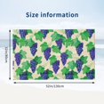 thumbnail image 2 of Cute Grape Forest Green Leaves Bath Towels, Microfiber Towel for Bathroom, Highly Absorbent Shower Towels, Quick Dry Large Towel, Yoga Sports Beach SPA Hotel Towel 32x52 Inch, 2 of 5