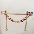 thumbnail image 5 of Bird Parrot Swing Toys, Chewing Standing Hanging Perch Hammock Climbing Ladder Bird Cage Toys for Budgerigar, Parakeet, Conure, Cockatiel, Mynah, Love Birds, Finches and Other Small to Medium Birds, 5 of 5