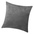 thumbnail image 2 of Funda de almohada de terciopelo cuadrado con forma de almohada, color sólido, decoración de sofá, funda de almohada, gris claro sidaley HA003042-07, 2 of 6