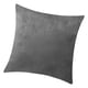 thumbnail image 2 of Funda de almohada de terciopelo cuadrado con forma de almohada, color sólido, decoración de sofá, funda de almohada, gris claro Yuarrent HA003042-07, 2 of 6